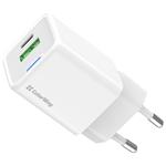 ColorWay 1x USB-C/ sieťová nabíjačka/ GaN/ PD/ PPS/ QC/ 35W/ biela