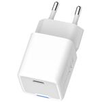 ColorWay 1x USB-C/ síťová nabíječka/ GaN/ PD/ PPS/ 35W, Bílá