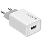 ColorWay AC nabíjačka 1xUSB QC3.0 18W, biela CW-CHS013Q-WT