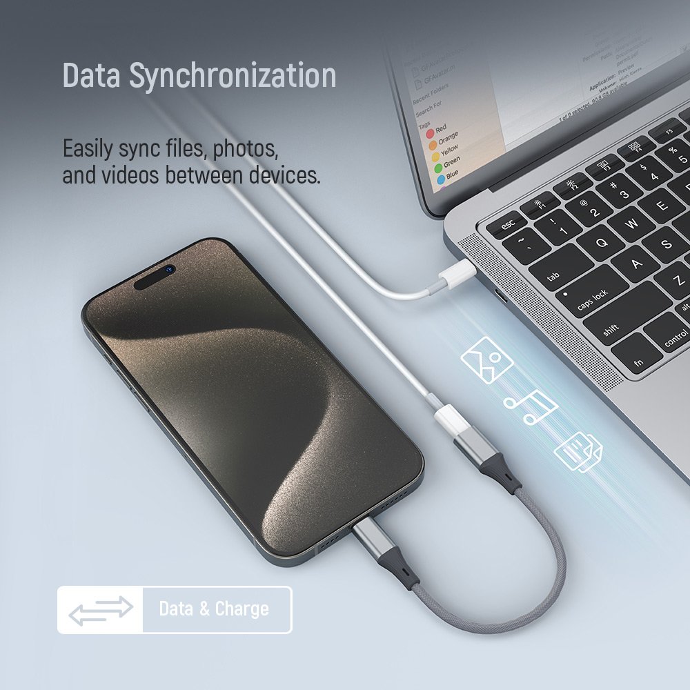ColorWay Adaptér USB-C na Lighting/ 17.5cm