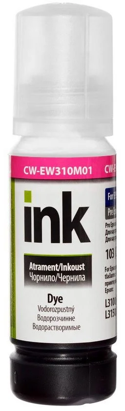 ColorWay alternativní inkoustová náplň pro EPSON/ C13T00S34A/ L3151/ L3150/ L3111/ L3110/ magenta