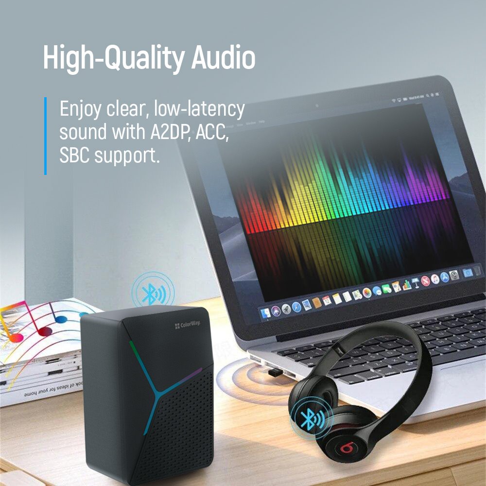 ColorWay Bluetooth BT 5.0 Adaptér/ USB-A