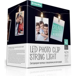 ColorWay LED fotostĺpy 40 LED/4,2M