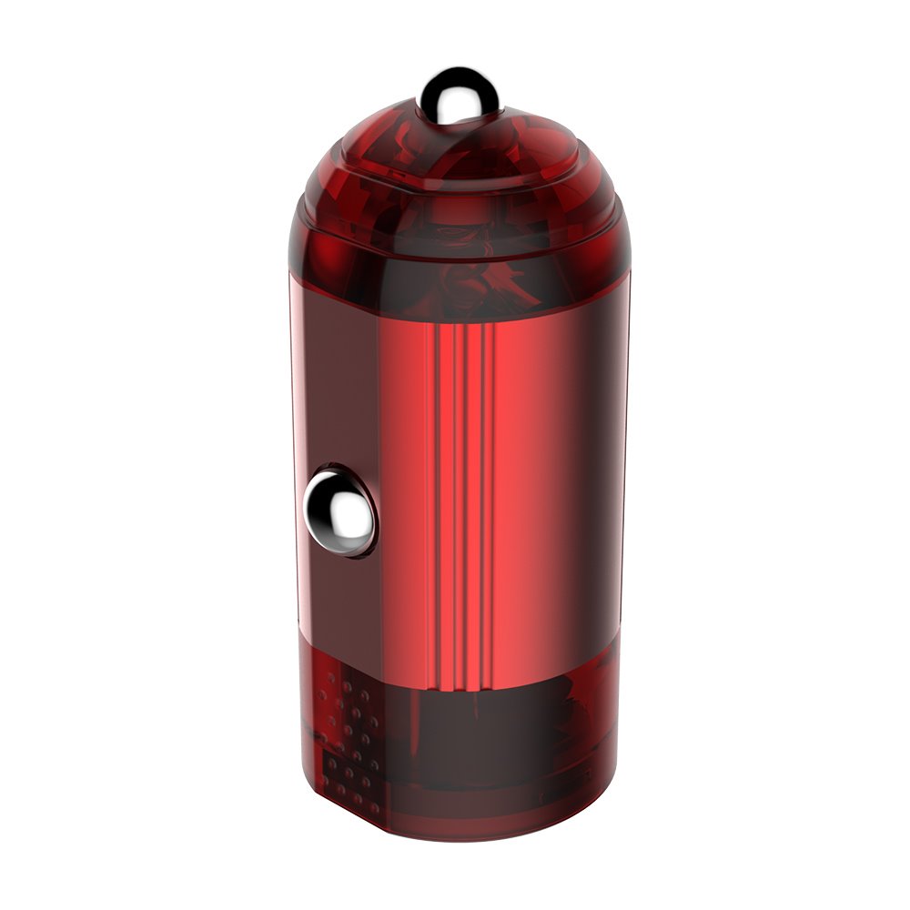 ColorWay nabíjačka do auta 1x USB 18W QC3.0, červená CW-CHA012Q-RD