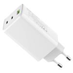 ColorWay nabíječka 2x USB-C, 1x USB-A/ GaN/ PD/ PPS/ 100W/ Bílá