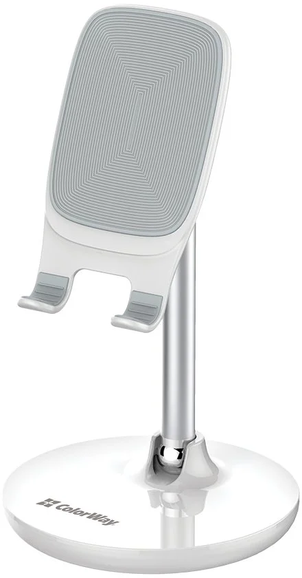 ColorWay Otočný držiak s 90° rotáciou pre mobilný telefón/tablet, biely