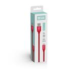 ColorWay USB-C kabel 2m 2.4A, červená