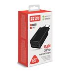 ColorWay USB nabíječka 1x USB-A, 2x USB-C/ 65W GaN3 Pro, černá