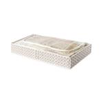 Compactor Nízký textilní úložný box MADISON, 107 x 46 x 16 cm