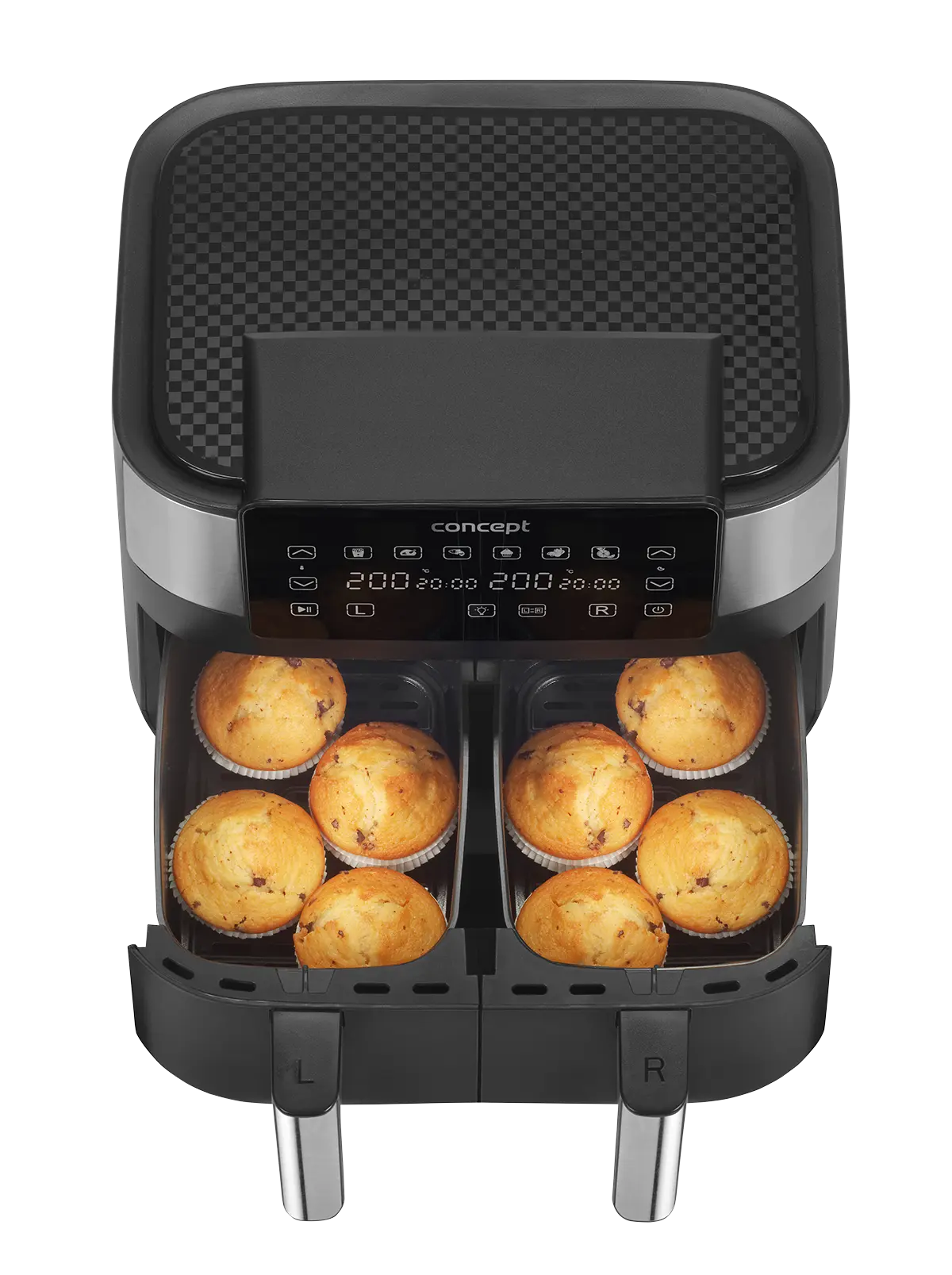 Concept FR8000 Horkovzdušná fritéza DOUBLE 8 l