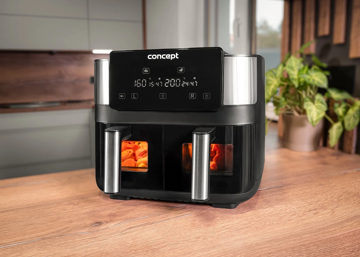 Concept FR8000 Horkovzdušná fritéza DOUBLE 8 l