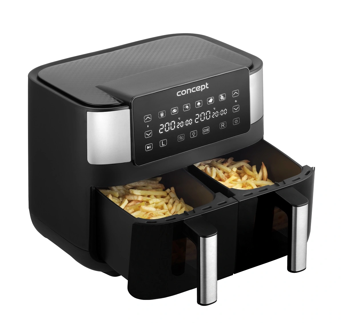 Concept FR8000 Horkovzdušná fritéza DOUBLE 8 l
