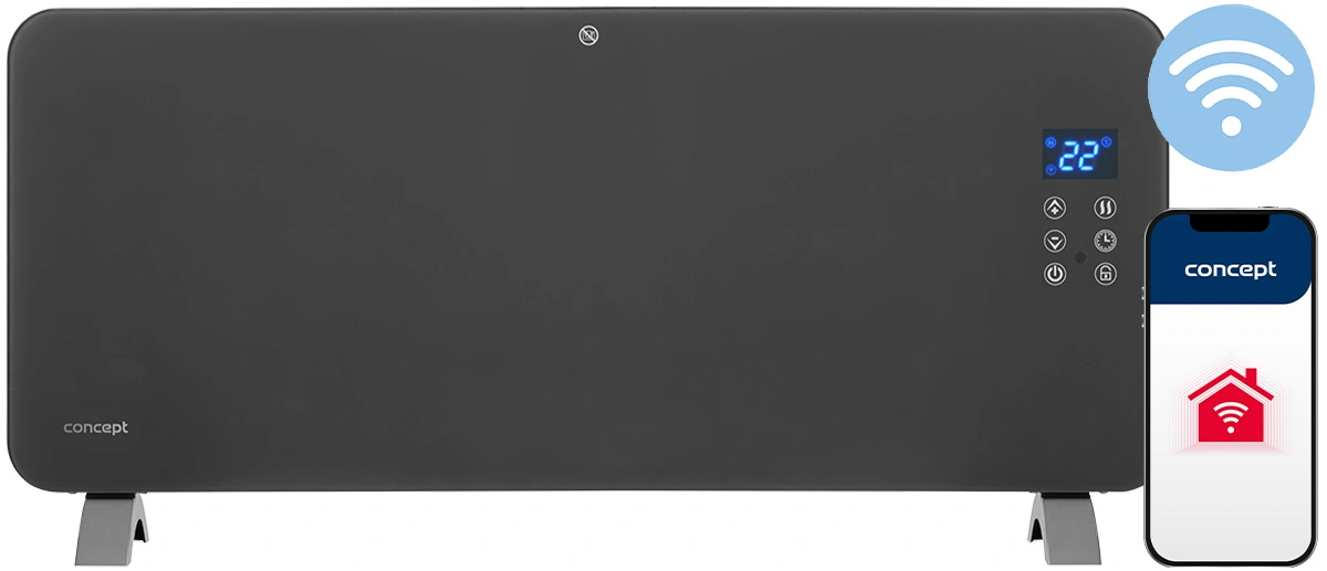Concept KS4100 Inteligentný sklenený konvektor