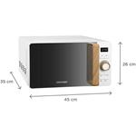 Concept MT4420WH Mikrovlnná rúra 20 l, biela