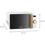 Concept MT4420WH Mikrovlnná rúra 20 l, biela