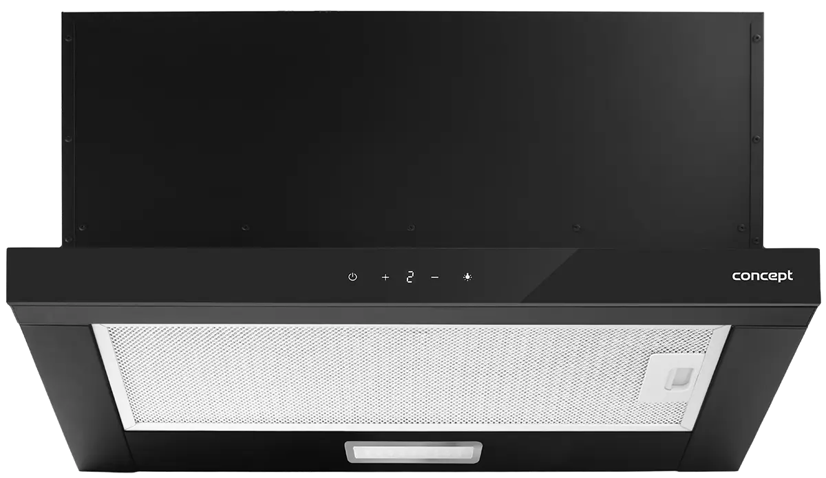 Concept OPV3860BC Vestavný odsavač výsuvný Black, 60 cm