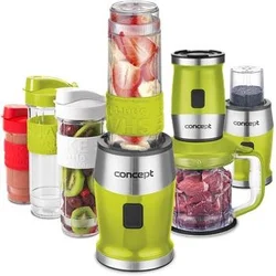 CONCEPT SM-3393 Fresh Nutri smoothie mixér, chopper, mlýnek, 700W Zelený