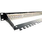 Conexpro 19" UTP patch panel, CAT5E, 24 portov, 1U