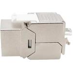 Conexpro beznástrojový keystone FTP, CAT6A, strieborný