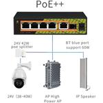 Conexpro GNT-P1006G6, PoE switch, 5x LAN, 4x PoE, 1x SFP