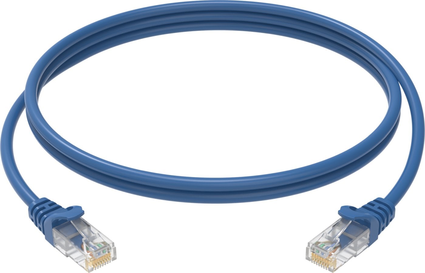 Conexpro patch kabel UTP, CAT5e, 0.25m, modrý