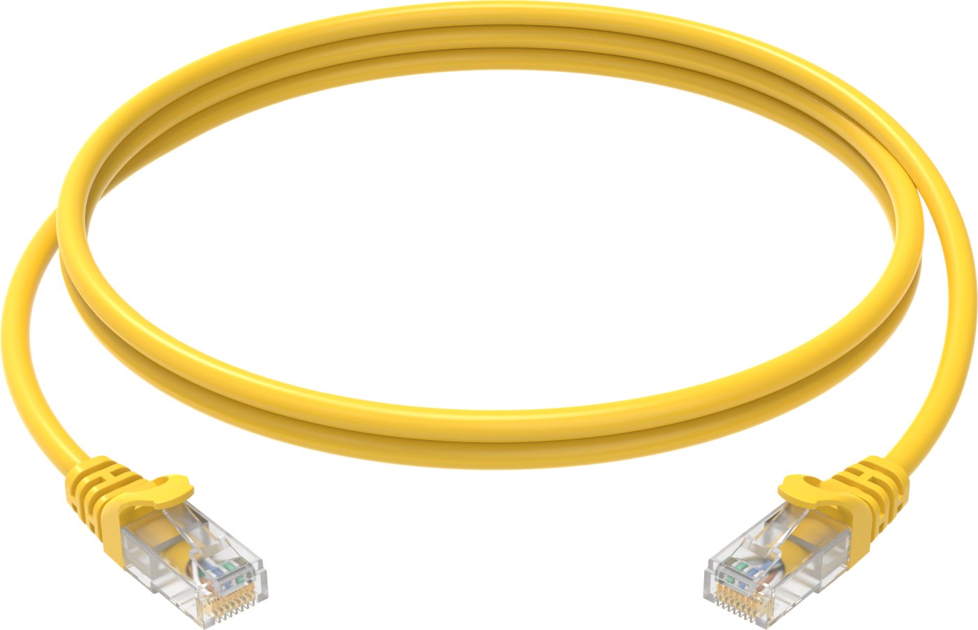 Conexpro patch kabel UTP, CAT5e, 1m, žlutý