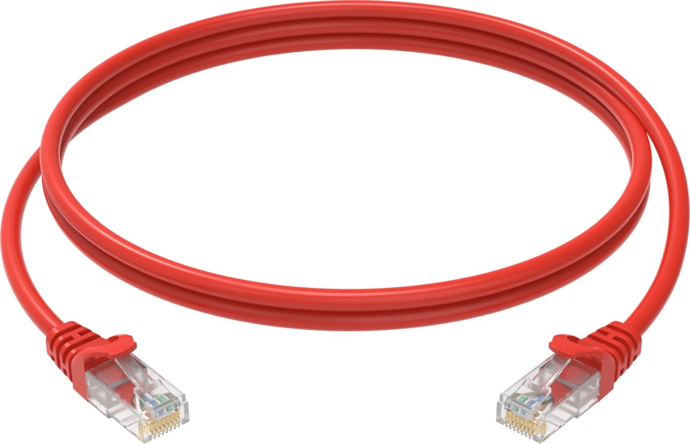 Conexpro patch kabel UTP, CAT5e, 3m, červený