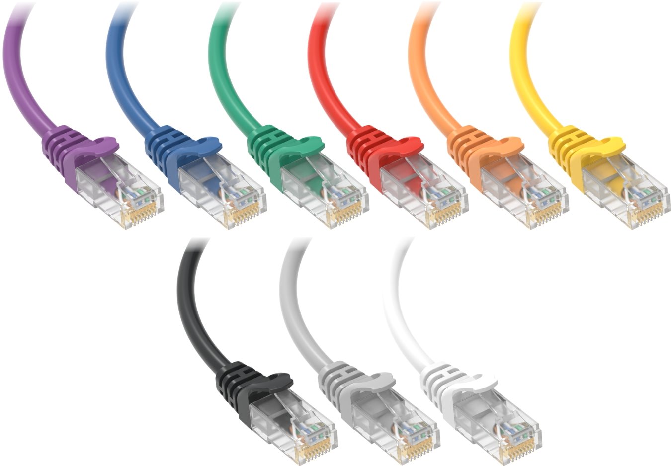 Conexpro patch kabel UTP, CAT6, 2m, oranžový