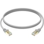 Conexpro slim patch kábel STP, CAT6A, 10 m, sivý