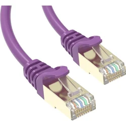 Conexpro slim patch kábel STP, CAT6A, 2 m, fialový