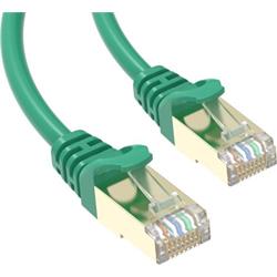 Conexpro slim patch kabel STP, CAT6A, 2m, zelený