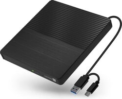 CONNECT IT 3v1 SlimDrive Externá CD/DVD mechanika USB-C/A