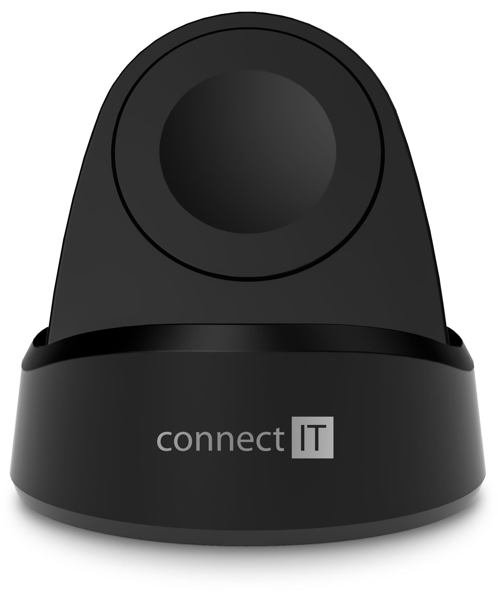 CONNECT IT Bezdrôtová nabíjačka WatchCharger kompatibilná so zariadením Samsung, čierna