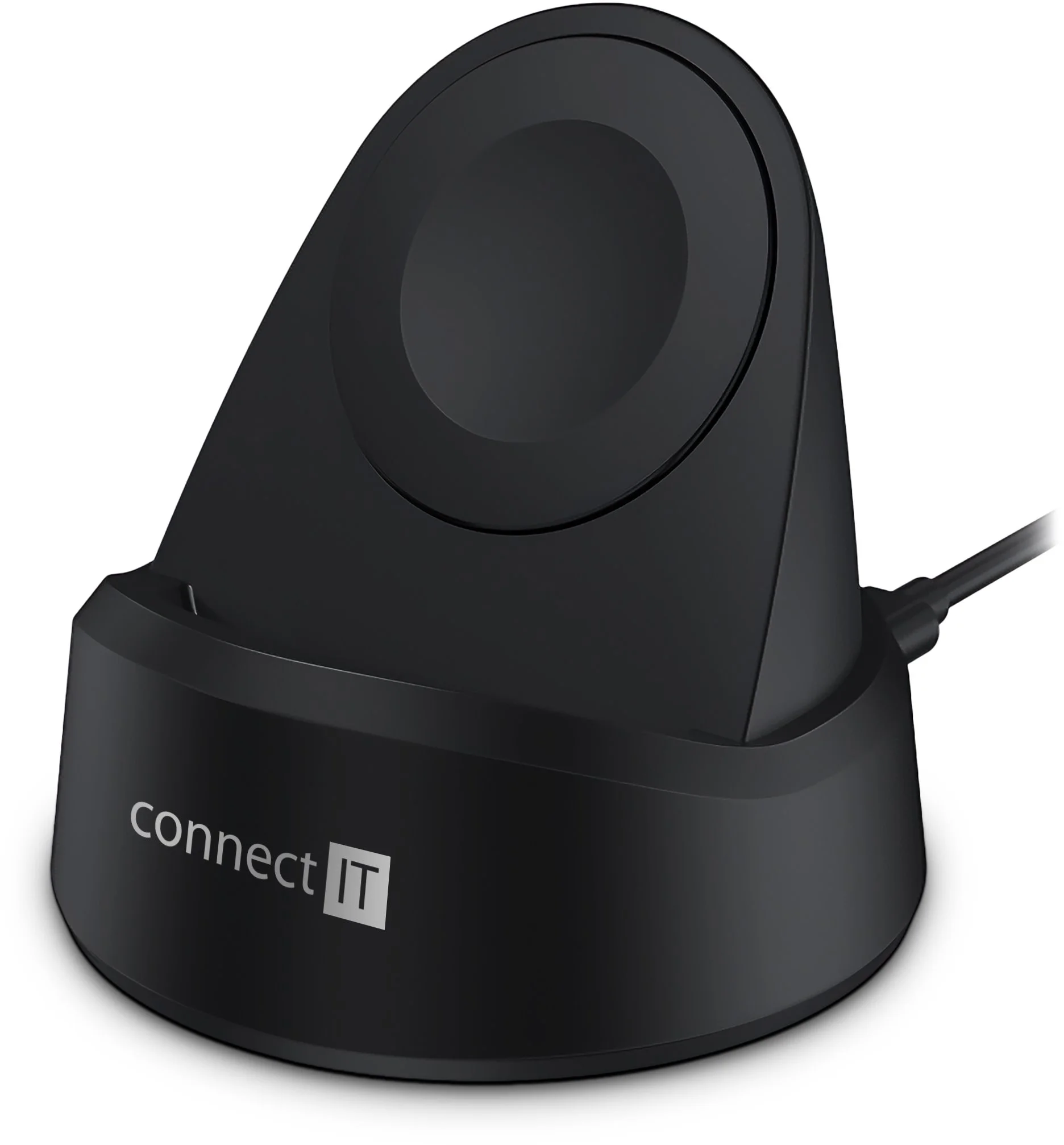 CONNECT IT Bezdrôtová nabíjačka WatchCharger kompatibilná so zariadením Samsung, čierna