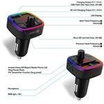 CONNECT IT CarRGB Bezdrôtový FM vysielač, 2xUSB+MicroSD, ČIERNY