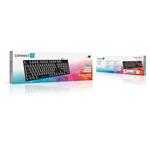 Connect IT Chocolate WhiteStar kancelářská podsvícená klávesnice, CZ + SK, černá