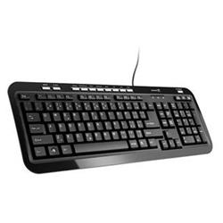 Connect IT CI-57 klávesnice s multimediálními tlačítky, USB, černá