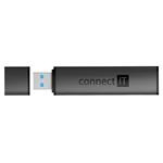 CONNECT IT COMPACT 4v1 USB-A hub + čtečka karet
