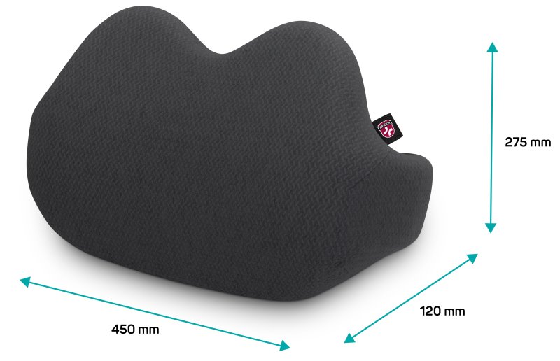 CONNECT IT FOR HEALTH BetaPro Anatomická bederní opěrka na židli, ŠEDÁ