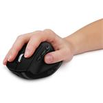 CONNECT IT FOR HEALTH Bezdrôtová ergonomická myš DualMode s LCD displejom, ČIERNA