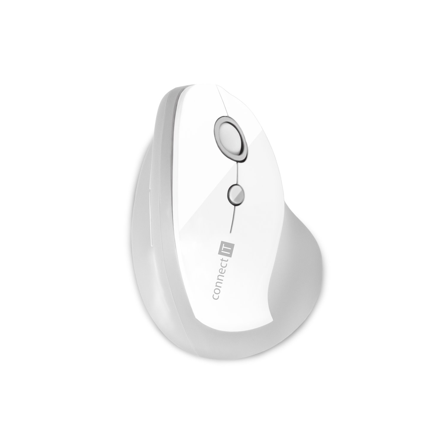Connect IT For Health ergonomická vertikálna myš, biela CMO-2700-WH