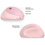 CONNECT IT FOR HEALTH LADIES PINK ergonomická vertikální myš, bezdrátová