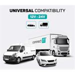 CONNECT IT InCarz Bezdrôtový FM vysielač, 2xUSB+Micro SD karta, ČIERNY