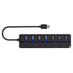 CONNECT IT Mighty Switch 2 USB-A hub, (4xUSB-A 3.0, 3xUSB-A 2.0), externí