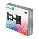 CONNECT IT nástěnný držák na obrazovky 13-27", černý
