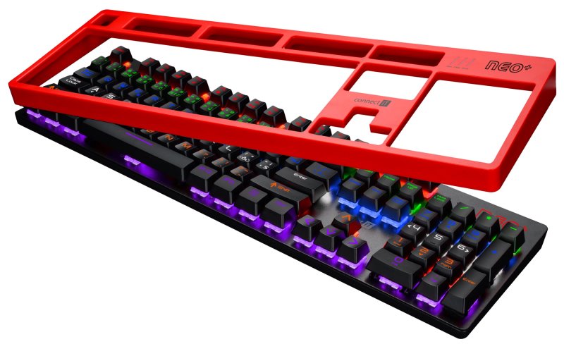 Connect IT NEO+ mechanická herní klávesnice (CZ+SK verze)