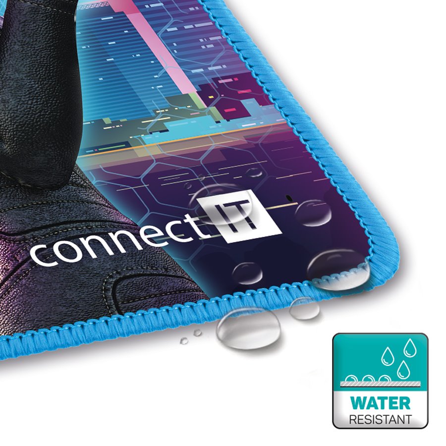 Connect IT NEO podložka pod myš, svietiaca, veľkosť. S (320 × 245 mm)