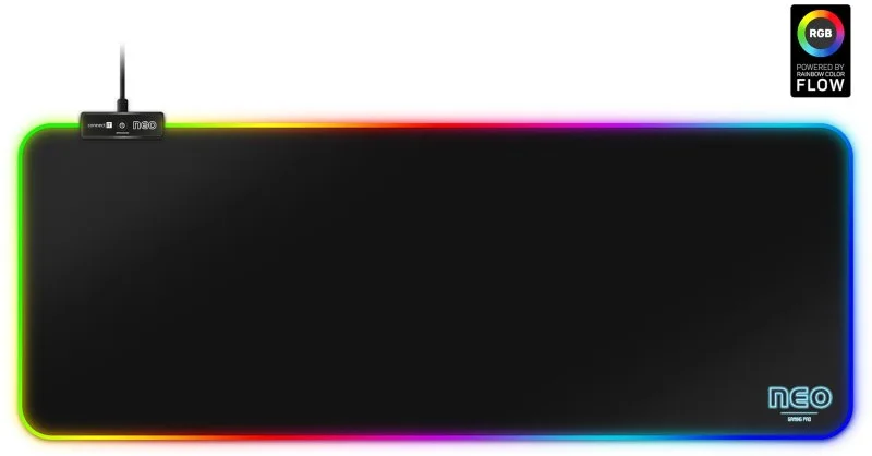 Connect IT NEO RGB podsvietená podložka pod myš a klávesnicu, veľ. L CMP-3100-LG