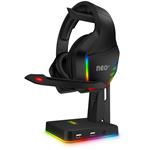 CONNECT IT NEO Stand-It RGB stojan na slúchadlá USB hub