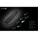 CONNECT IT USB-C dokovací stanice, 11v1 (2xHDMI), externí, antracitový